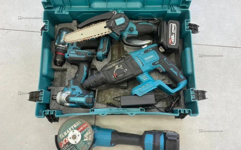 набор инструментов Гайковерт, шуруповерт, мини пил