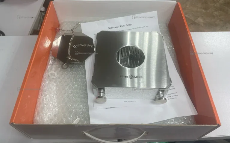 Настольный Биокамин Silver Smith mini 3 Premium W