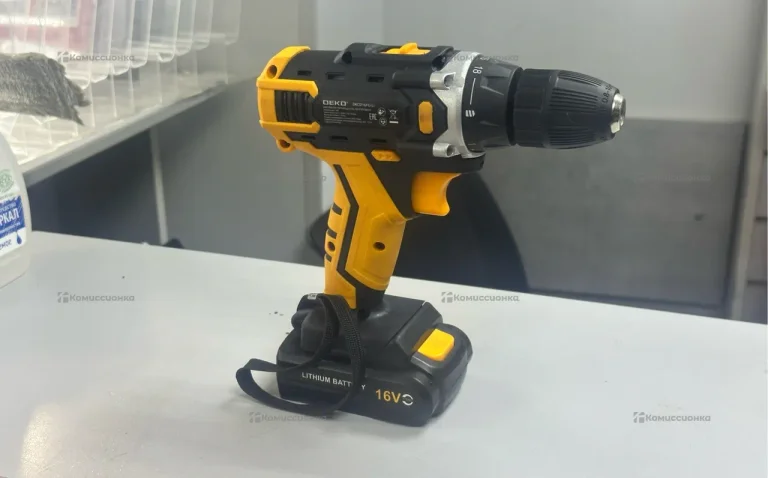 Аккумуляторная дрель-шуруповерт Deko DKCD16FU-Li