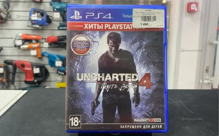 PS4. Диск Uncharted 4