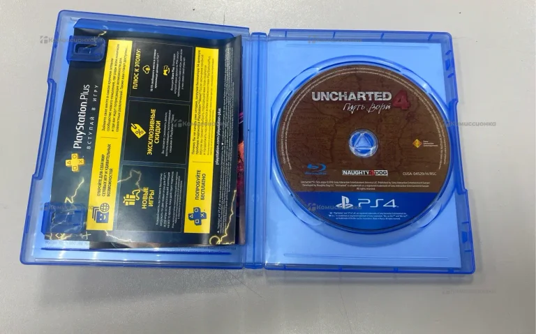 диск ps4 Uncharted 4 uncharted 4