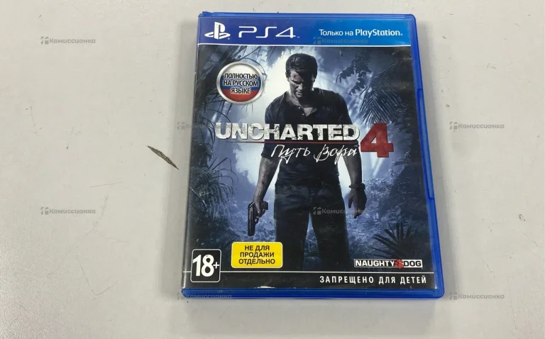 PS4. Диск Uncharted 4