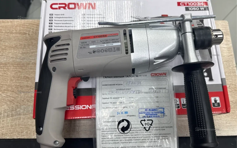 Ударная дрель CROWN CT10068