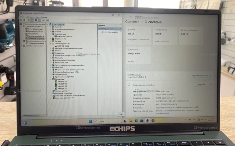 Ноутбук Echips
