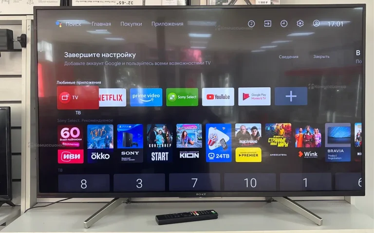 Телевизор Sony KD-49XF7596