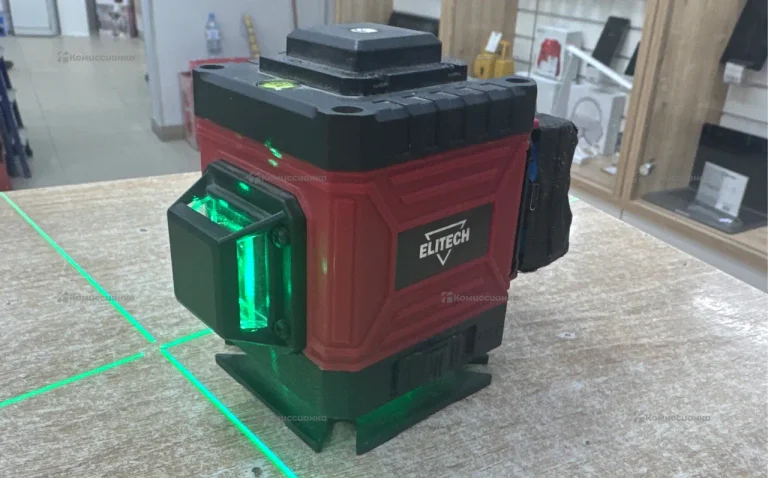 Лазерный уровень Elitech ПЛ 12Л-ЗЕЛ