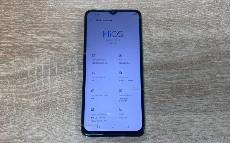 Tecno Spark 10C 4/64 ГБ