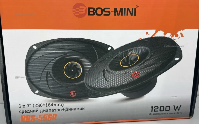 Колонки Bos-Mini Bos-5569 1200w (Новые)
