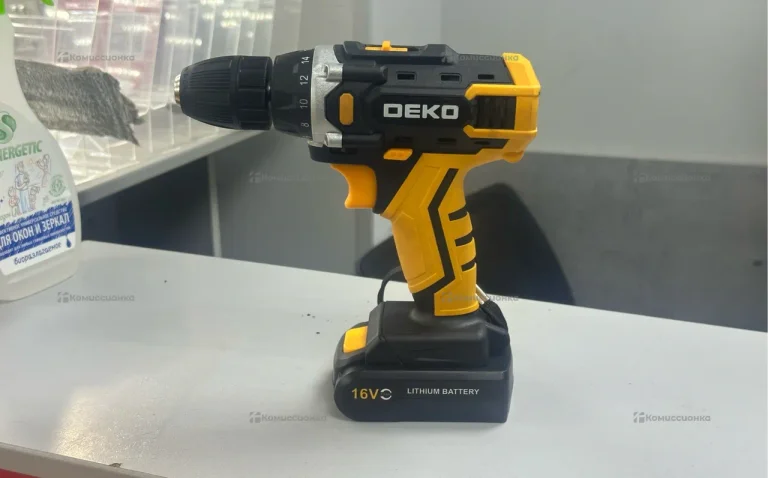 Аккумуляторная дрель-шуруповерт Deko DKCD16FU-Li