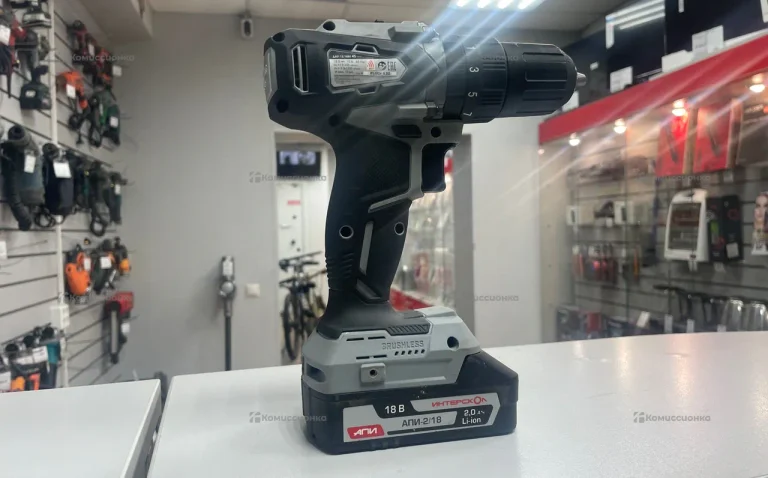 Аккумуляторная ударная дрель-шуруповерт Интерскол