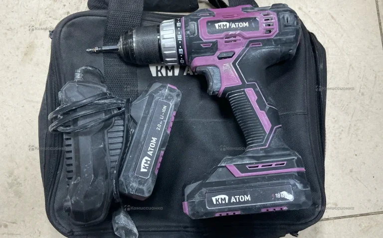 Шуруповерт КМ АТОМ CD-181/2 KIT