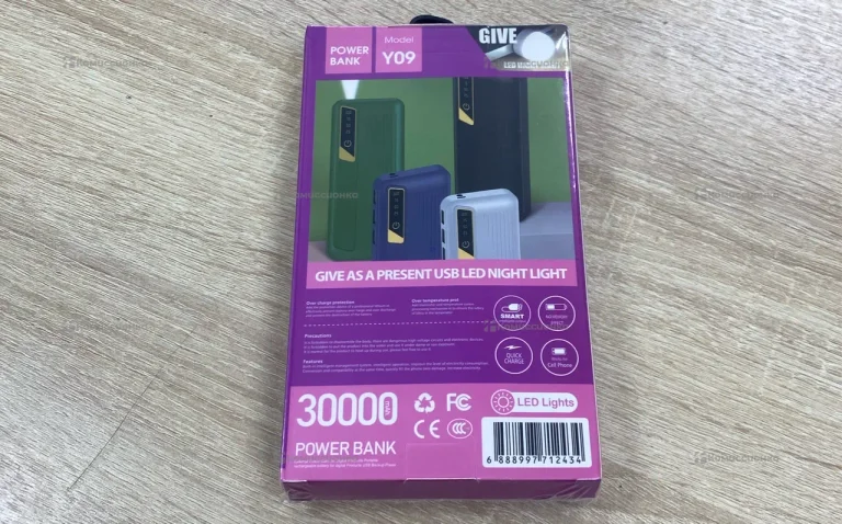 Power Bank  Y09 30000mAh