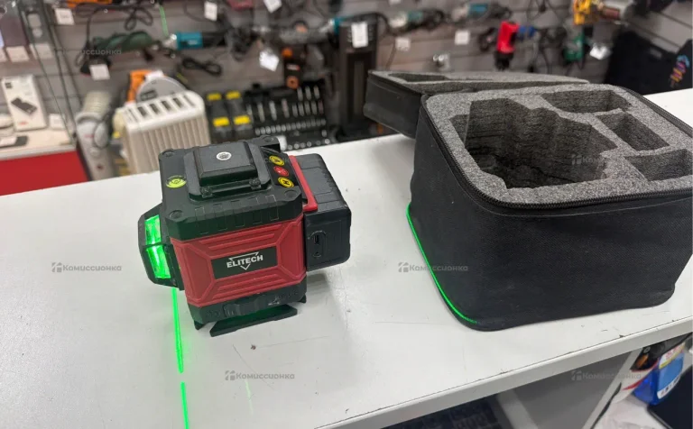 Лазерный уровень Elitech ПЛ 12Л-ЗЕЛ