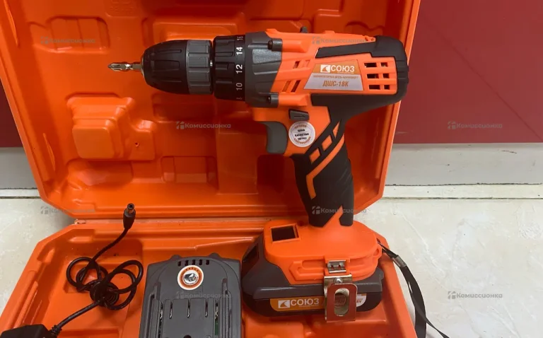 Аккумуляторный шуруповерт СОЮЗ ДШС-18К