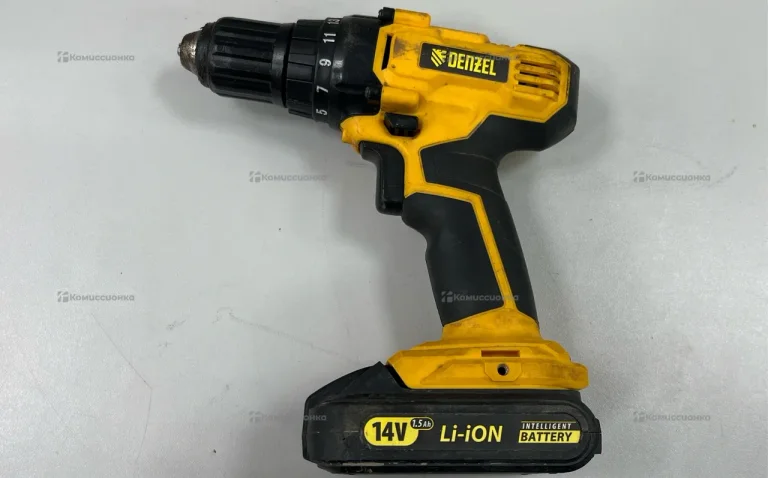 Аккумуляторная дрель-шуруповерт DENZEL CDL-lb-14-0