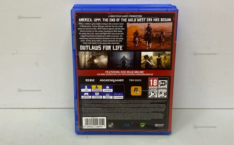 Диск Red Dead Redemption 2 на PS4