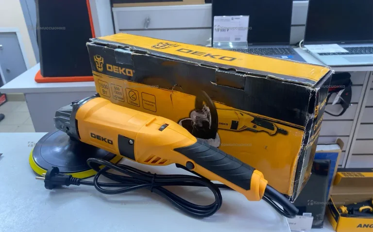 Шлифмашина полировальная сетевая DEKO DKP1500