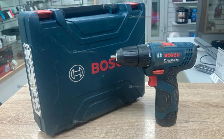 Дрель шуруповерт Bosch GSB-120-Li