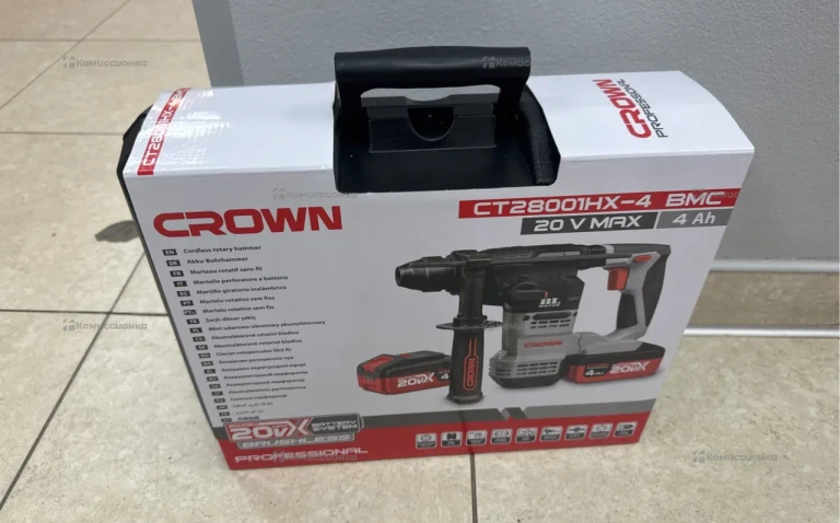 Аккумуляторный перфоратор CROWN CT28001HX-4 BMC