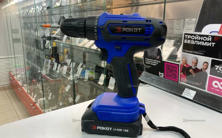 Аккумуляторный шуруповерт РОКОТ ДША-18в