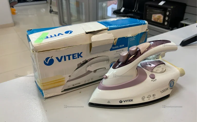 Утюг vitek 1000w дорожный