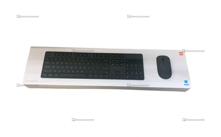 Клавиатура и мышь Xiaomi Mi Wireless Keyboard and Mouse Combo ENG WXJS01YM Русские буквы (черный)