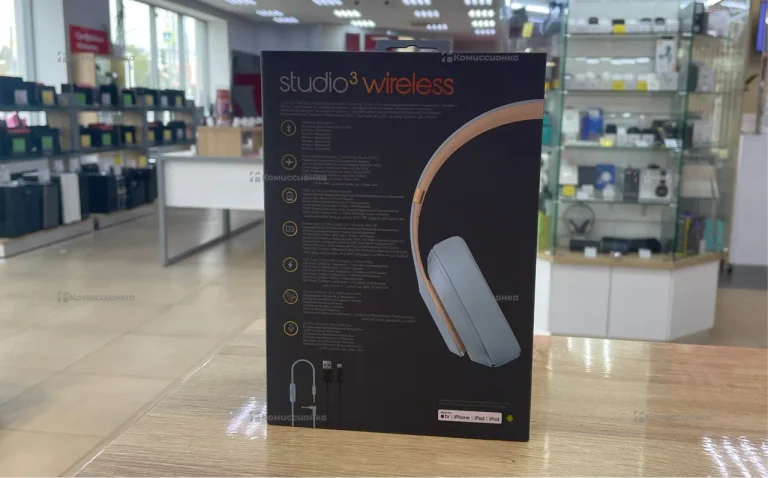 Наушники beats studio 3 wireless crystal blue