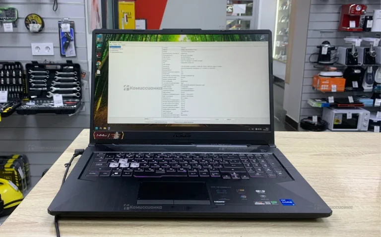 Ноутбук  ASUs Tuf Gaming F17