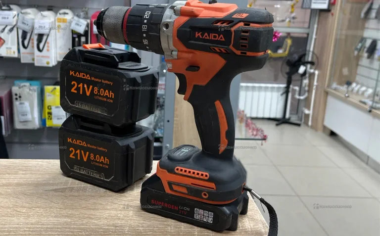 Дрель шуруповерт kaida