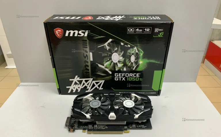 Видеокарта MSi GeForce GTX 1050 ti 4gb