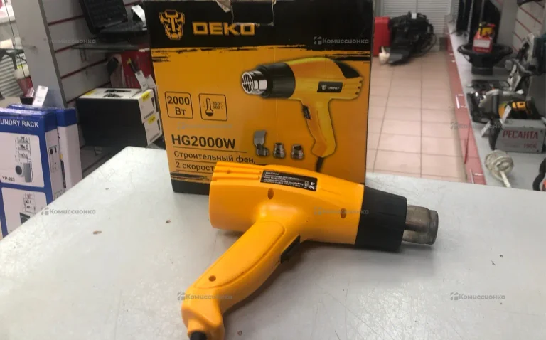 Строительный фен Deko HG2000W