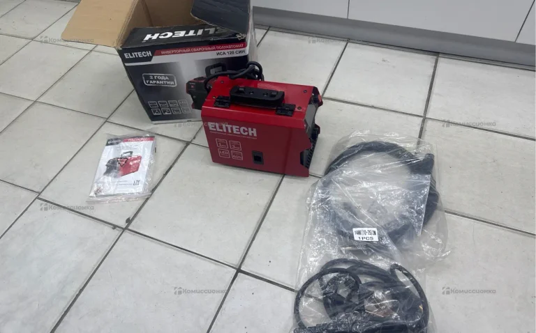 Сварочный инверторный полуавтомат Elitech Иса 120