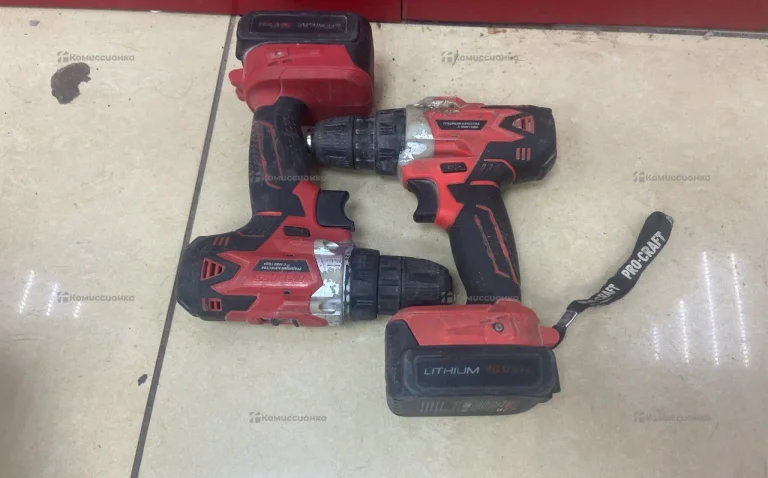 Набор Аккумуляторная дрель-шуруповерт Парма ДША-02