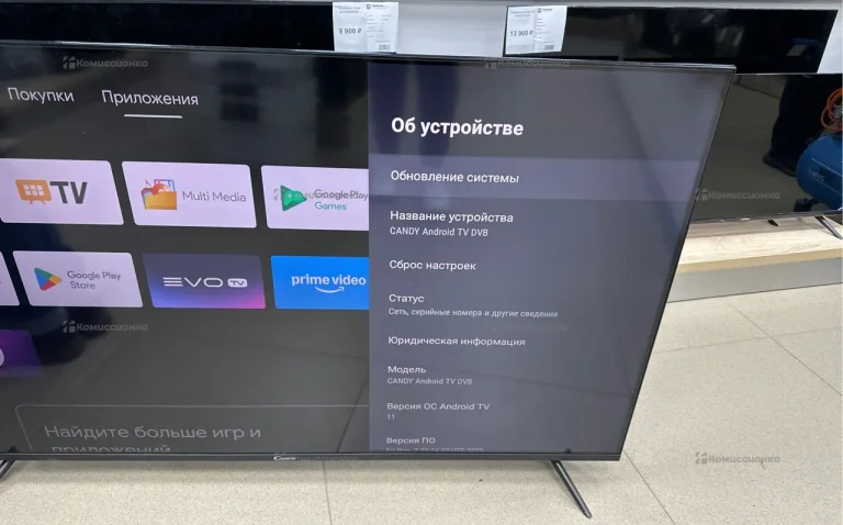 Телевизор Candy uno 55