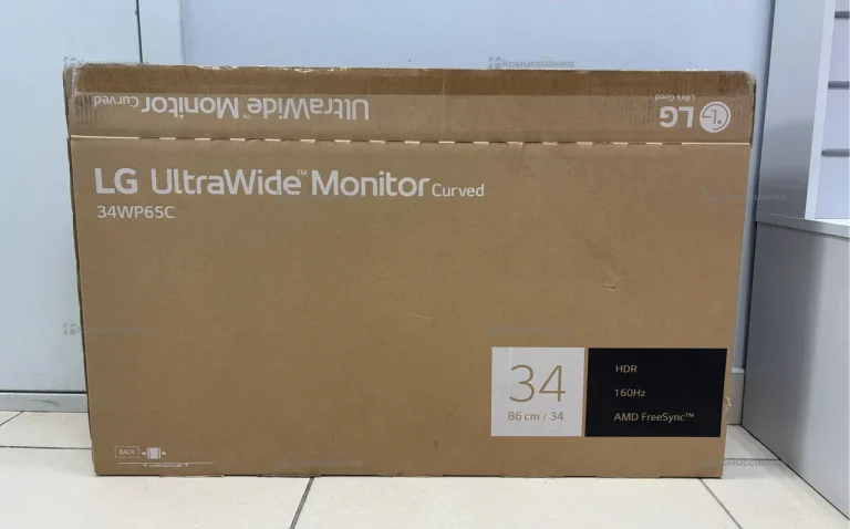 Монитор LG Ultra Wide 34WP65C-B 160гц