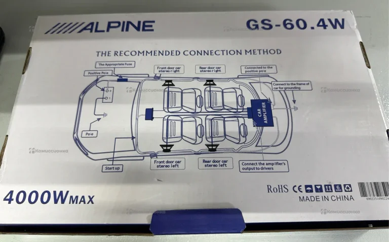 Автомобильный уселитель GS-60.4W Alpine