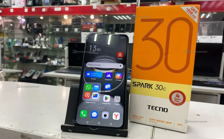 Tecno Spark 30C 4/128 ГБ