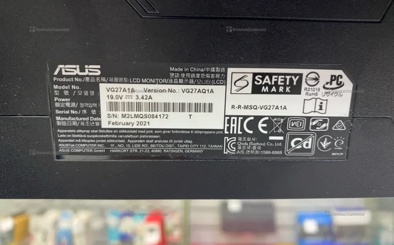 Монитор ASUS   VG27A1A