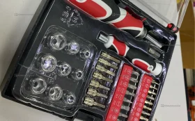 Купить Набор бит и торцевых головок с рукояткой б/у , в Тюмень Цена:990рублей