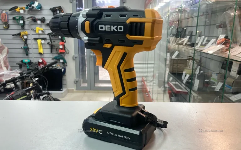 Аккумуляторная дрель-шуруповерт DEKO 20V DKCD20FU