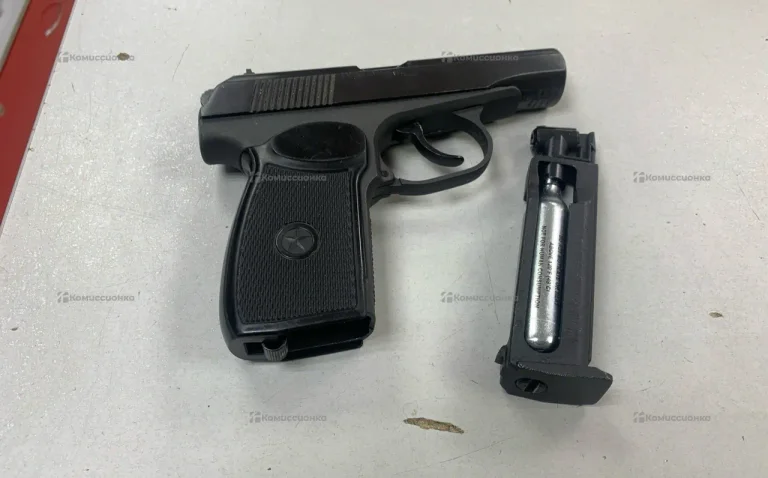 Пневматический пистолет ПМ (MP-654K) Металл,  сдви