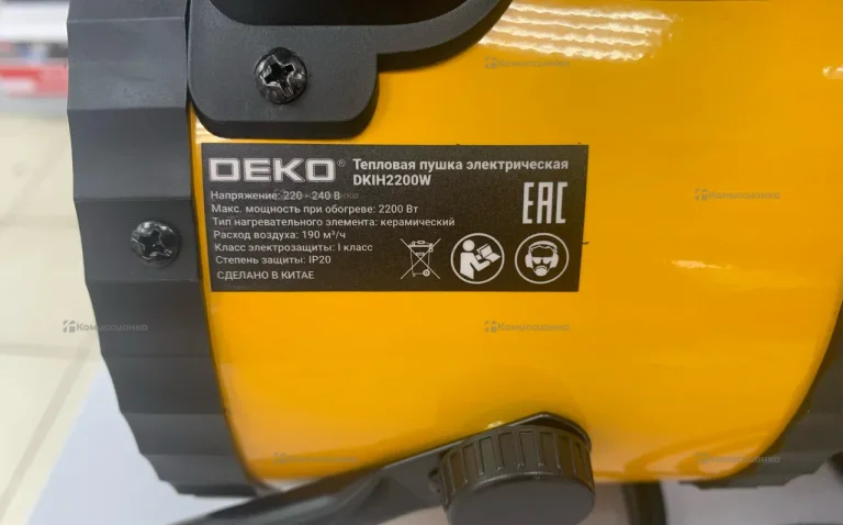 40 Тепловая Пушка Deko DKIH2200W