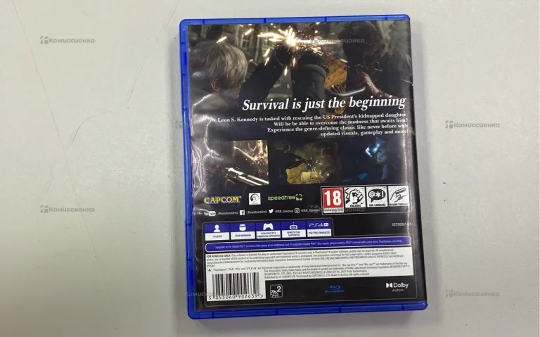 PS4. диск resident evil 4