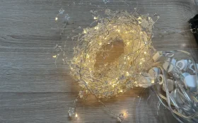 Купить гирлянда штора роса б/у , в Москва и область Цена:390рублей