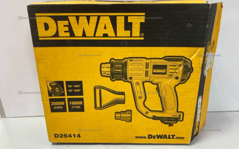 Профессиональный строительный фен dewalt D26414