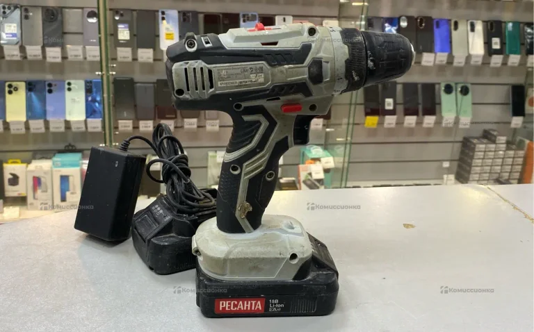 Аккумуляторная дрель-шуруповерт РЕСАНТА ДА-18-2ЛК