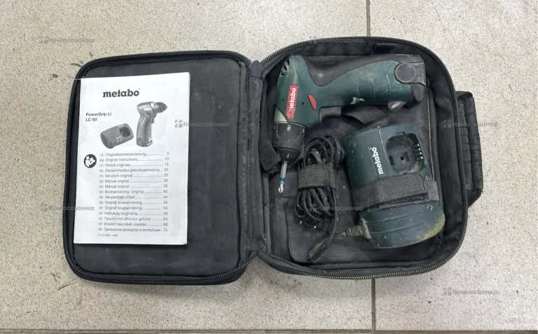 Шуруповерт metabo PowerGrip Li