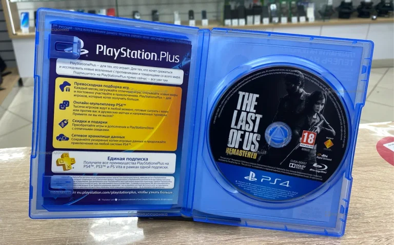 Sony диск PS4 The Last Of Us Remastered