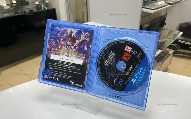 диск для ps4 resident evil village