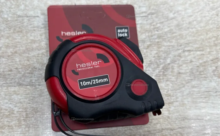 Рулетка Hesler с автостопом 10 м x 25 мм